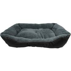 Pet Zone Husdjur Pet Zone Hundbädd Svart Grå 50 x 70 x 10 cm
