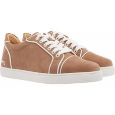 Christian louboutin sneakers Christian Louboutin Viera Leather Sneakers - Beige
