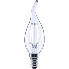 Flair Kronljus LED CL35 E14 6W60W 806lm 4000K neutralvit dimbar böjd topp