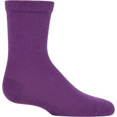 Purple Socks Children's Clothing SockShop Pair Plain Bamboo with Comfort Cuff and Smooth Toe Seams