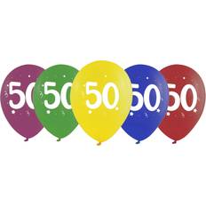 Festartikler Talballon Latex 50 10-stk