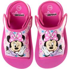 Sandals Disney Disney Girls Minnie Mouse Sandals -summer shoes kids water shoes- beach Adjustable Strap Open Toe outdoor slides sport athletic character slip-on quick dry waterproof Pink size 7-8 toddler