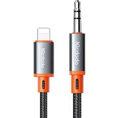 Mcdodo Lightning USB Cable - Mini Jack 1 m Black MDD33