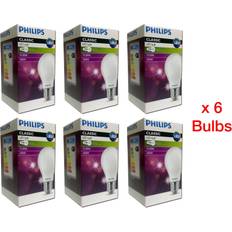 Philips Philips E27 classic LED bulb, 7w 60w 806lm, 3000K warm white 6pk