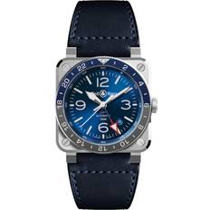 Bell & Ross BR 03-93 GMT Blue Leather