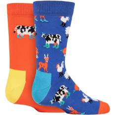 Happy Socks Kids Pair Farmlife Multi 12-24 Months Multi Coloured
