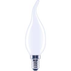 Flair Kronljus LED CL35 E14 6W60W 806lm 2700K varmvit dimbar med böjd topp matt