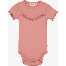 Wheat WHEAT Kortærmet Flæse Rib Body old rose