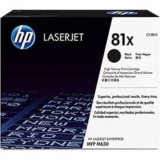 HPE Original 81X High-yield Toner HP LaserJet Enterprise M605, LaserJet Enterprise MFP M630 Series CF281X