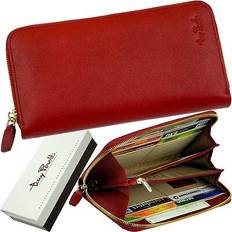 Women's Leather Wallet - Red