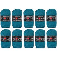 Garen en Naai Benodigdheden We Love Yarn We Love Yarn 8/4 Cotton Color Pack 01 Teal 22