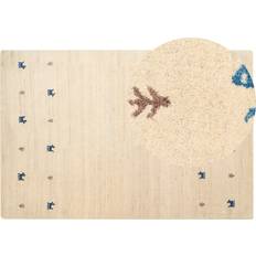 Beliani Yali Ryamatta 200x300 cm Beige Beige cm
