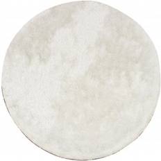 SE Mattor Runda mattor Cosy greige Vit, Silver