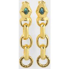 Blue - Men Earrings Aurelie Bidermann Ohrringe Tao aus blauem Metall blue