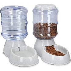Navaris Automatic Pet Feeder Dispenser Set Dispensers