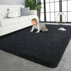 Shaggy Rugs UK Large Shaggy Black