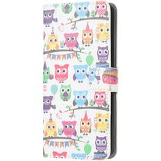 MAULUND Motorola Edge 20 Lite Leather Wallet Case & Print Owl