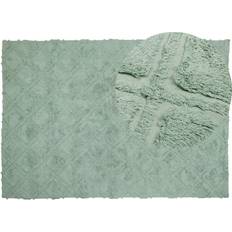 Carpets & Rugs Beliani Cotton Area Rug Green