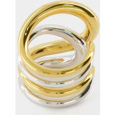 Grey Rings Daisy Ring Charlotte Chesnais Silver/18K Gold Plated