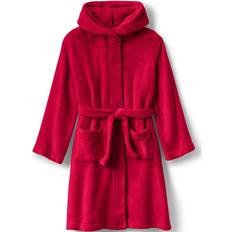 Red Bath Robes Children's Clothing Lands' End Kids Fleece Hooded Robe