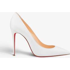 White - Women Heels & Pumps Christian Louboutin Kate white leather pumps