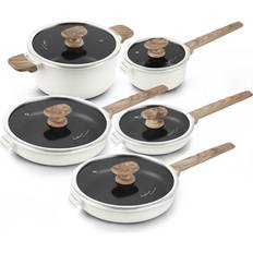 COOKLOVER Nonstick Ceramic Cookware Set with lid