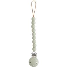 Mushie 100% Silicone Baby Pacifier Clip BPA Free Hera Sage