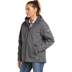 Canvas - Outdoor Jackets Ariat 10032844 Womens FR Stretch Canvas Jacket,Gray,M