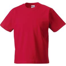 Jerzees 3-4, Classic Red Jerzees Schoolgear Childrens Classic Plain T-Shirt 3-4yrs