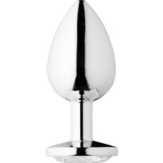 Buttplug stål Sinful Jewel Stål Butt Plug Stor Klar