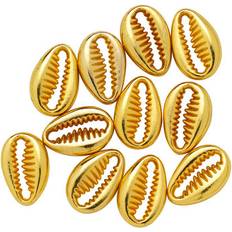 Metall Pärlor & Pärlplattor Panduro Snäckpärlor guld 12mm 30st