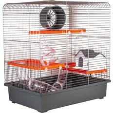 Ola Hamster Grå/Orange 49.5 x 32.5 x 52.5 cm