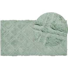 Ekologiska Mattor Beliani Cotton Area Rug Green cm