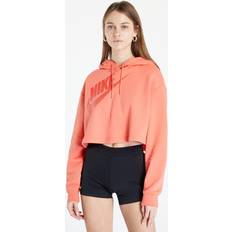 Nike Orange Jumpers Nike Sportswear Women's Cropped Fleece Dance Hoodie Orange