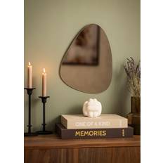 Bronze Miroirs Muraux Kaila Spegel Dark Bronze Miroir Mural 40x30cm