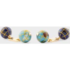 Paul Smith Double Globe Linked Cufflinks Blue