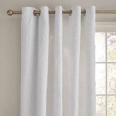 Dunelm Mandalay White Blackout Eyelet