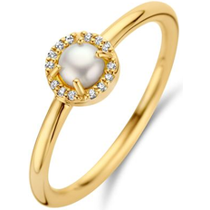 Smykker Spirit Icons Euphoria ring forgyldt sølv m. fvp cz str. 54