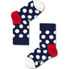 Stripete Sokker Happy Socks Navy Kids Big Dot Crew