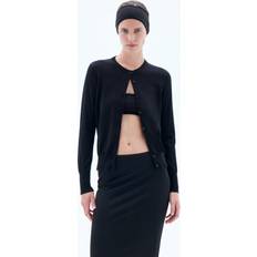 Filippa K Cardigans Filippa K Merino Short Cardigan Black