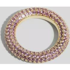 Luv AJ Smycken Luv AJ Pave Amalfi Ring Pink Gold Ringar Dam Guld