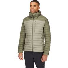 Rab mens microlight alpine jacket Rab Men's Microlight Alpine Down Jacket - Light Khaki/Stone