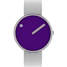 Picto Watches Picto 43399-0820 Medium with Purple Matt Mesh Band