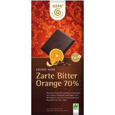 Sinaasappel Chocolaatjes GEPA Grand Noir Zarte Bitter Orange