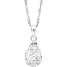 Grace Halsband Grace Halsband äkta silver singapore, droppe