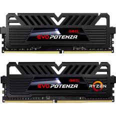 Geil GeIL EVO Potenza AMD 16GB 2 x 8GB 288-Pin PC RAM DDR4 3200 PC4 25600 Desktop Memory Model GAPB416GB3200C18ADC
