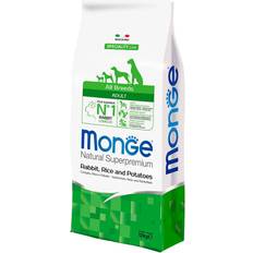 Animali domestici All Breeds Adult Monoprotein Coniglio Riso e Patate Cani 12 kg