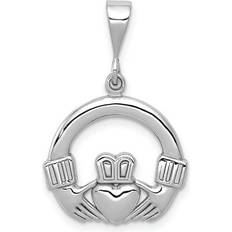 Bagatela 14K White Gold Claddagh Charm