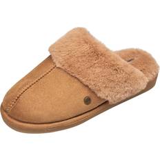 Scuff Slippers For Women - Tan