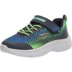 Kinderschuhe Skechers GO Run 650 - Navy/Lime Textile/Navy Synthetic/LimeTri